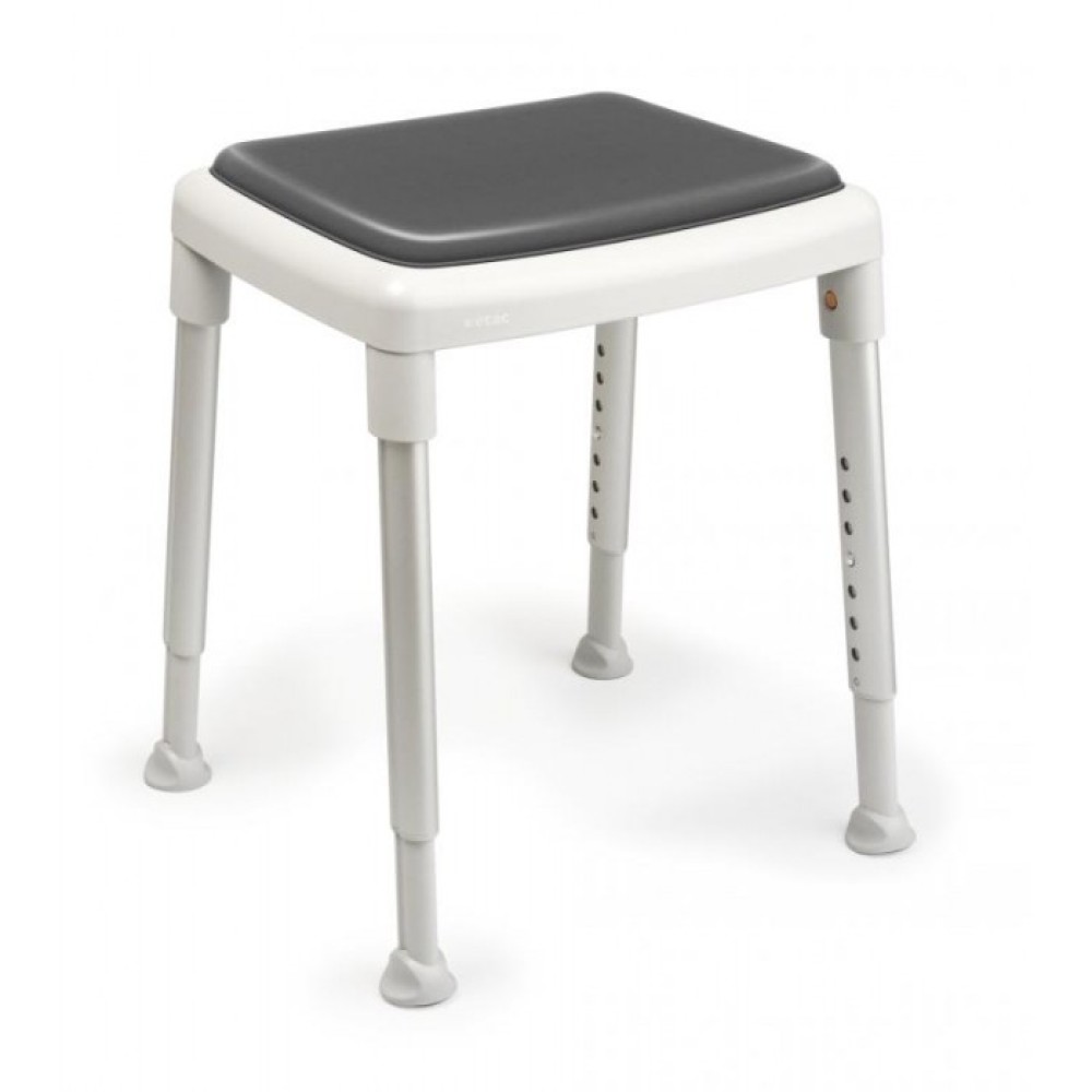 Etac smart shower stool with swivel pad Grey